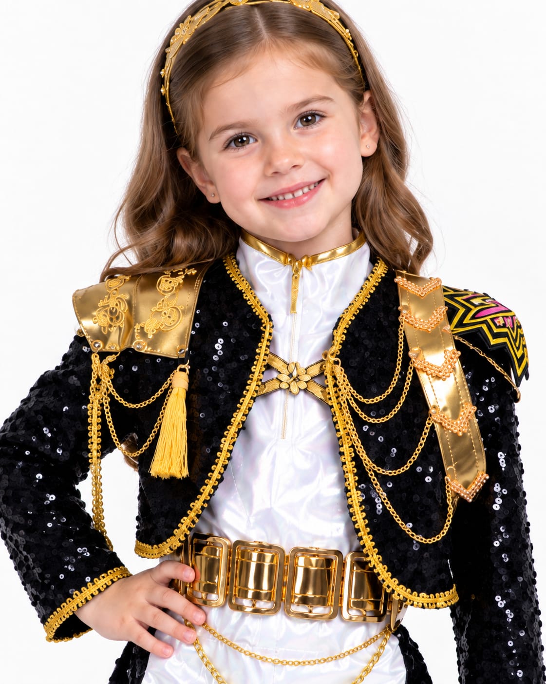 DISFRAZ DE LAS GUERRRERAS DEL KPOP RUMI GOLDEN - 2