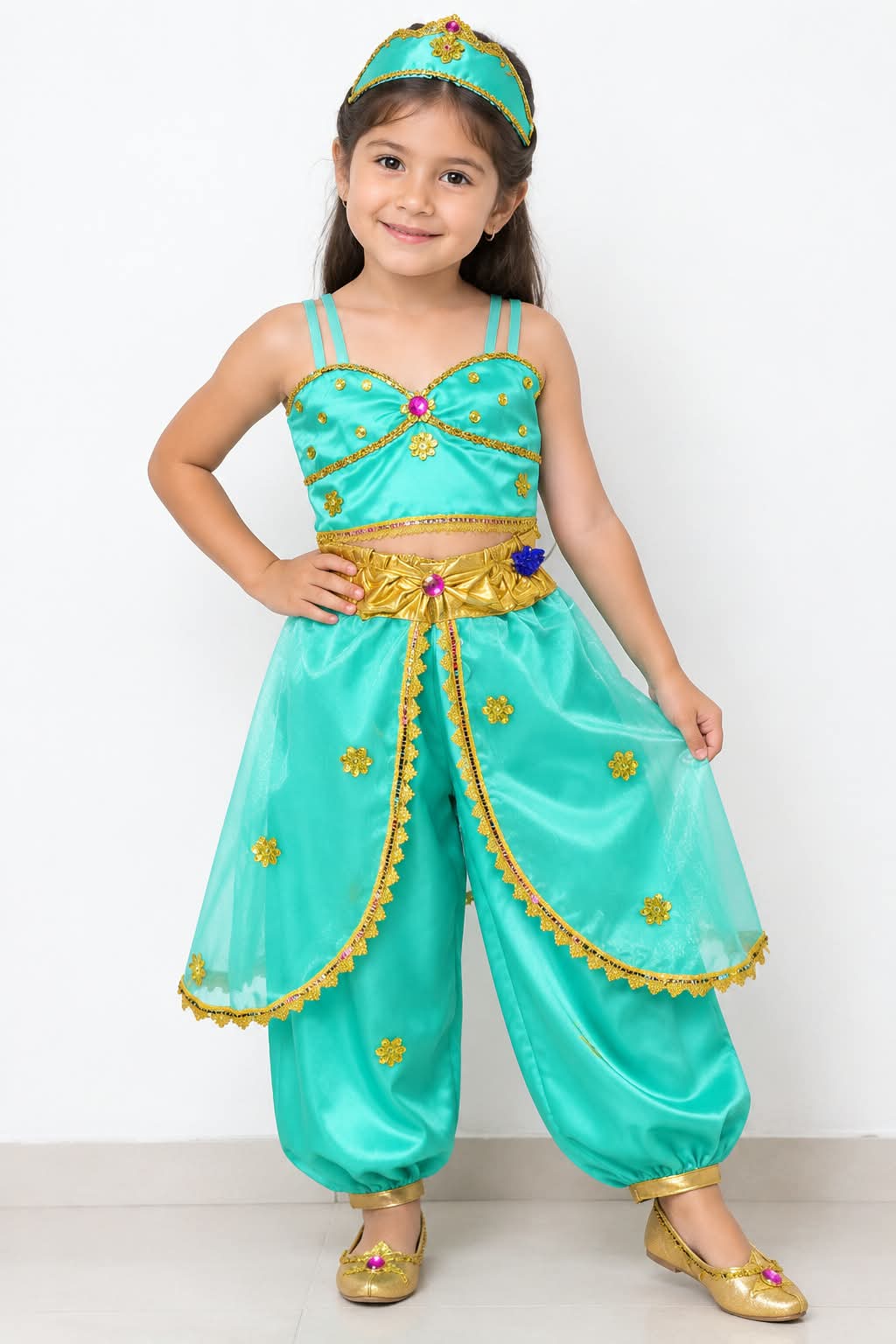 DISFRAZ JAZMIN PARA NIÑAS HALLOWEEN - 1