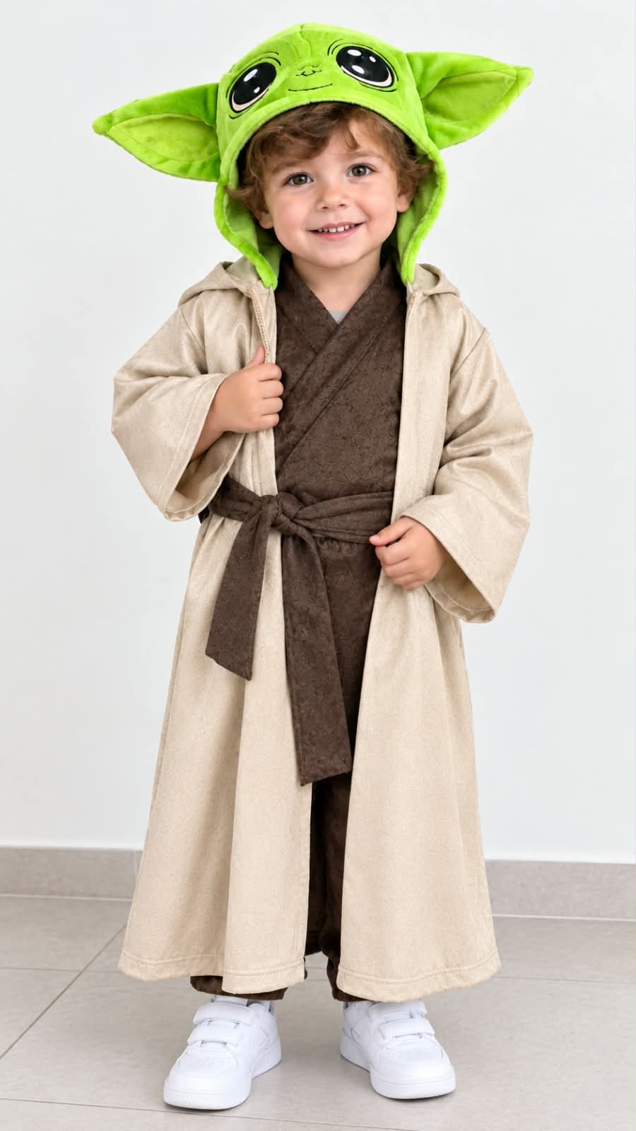 DISFRAZ DE YODA PARA NIÑOS - 1