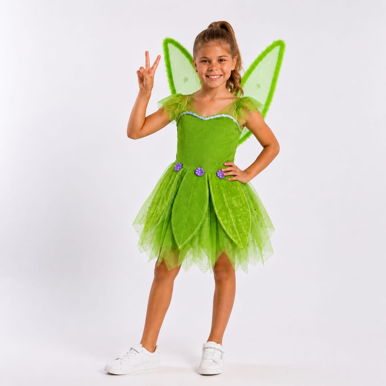 DISFRAZ DE TINKERBELL PARA NIÑAS - 1