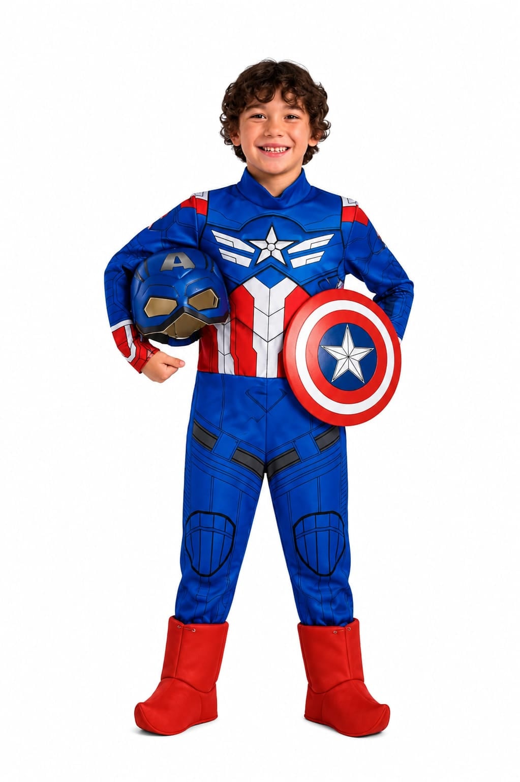 DISFRAZ DE CAPITAN DE AMERICA PARA NIÑOS - 1