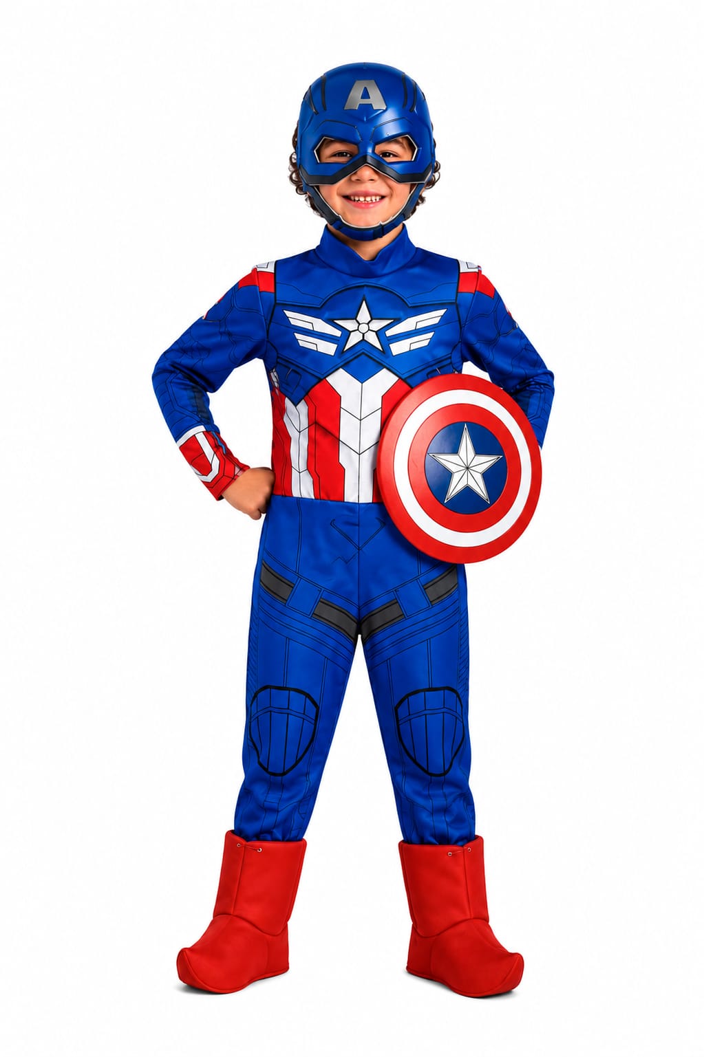 DISFRAZ DE CAPITAN DE AMERICA PARA NIÑOS - 2