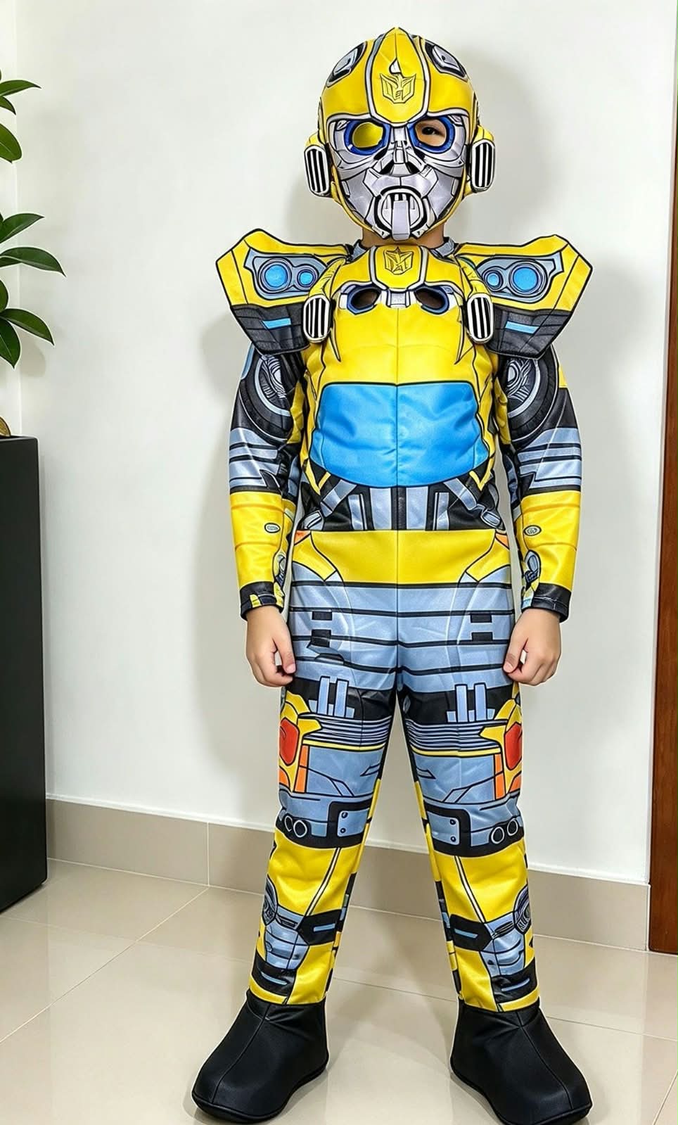 AMARILLO  BUMBLEBEE DISFRAZ PARA NIÑOS - 2
