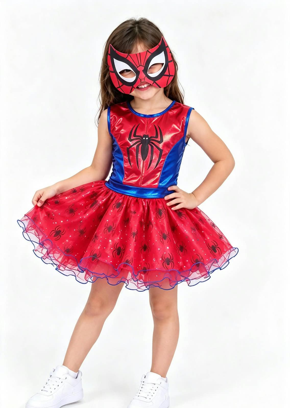 DISFRAZ DE MUJER ARAÑA PARA NIÑAS - 3