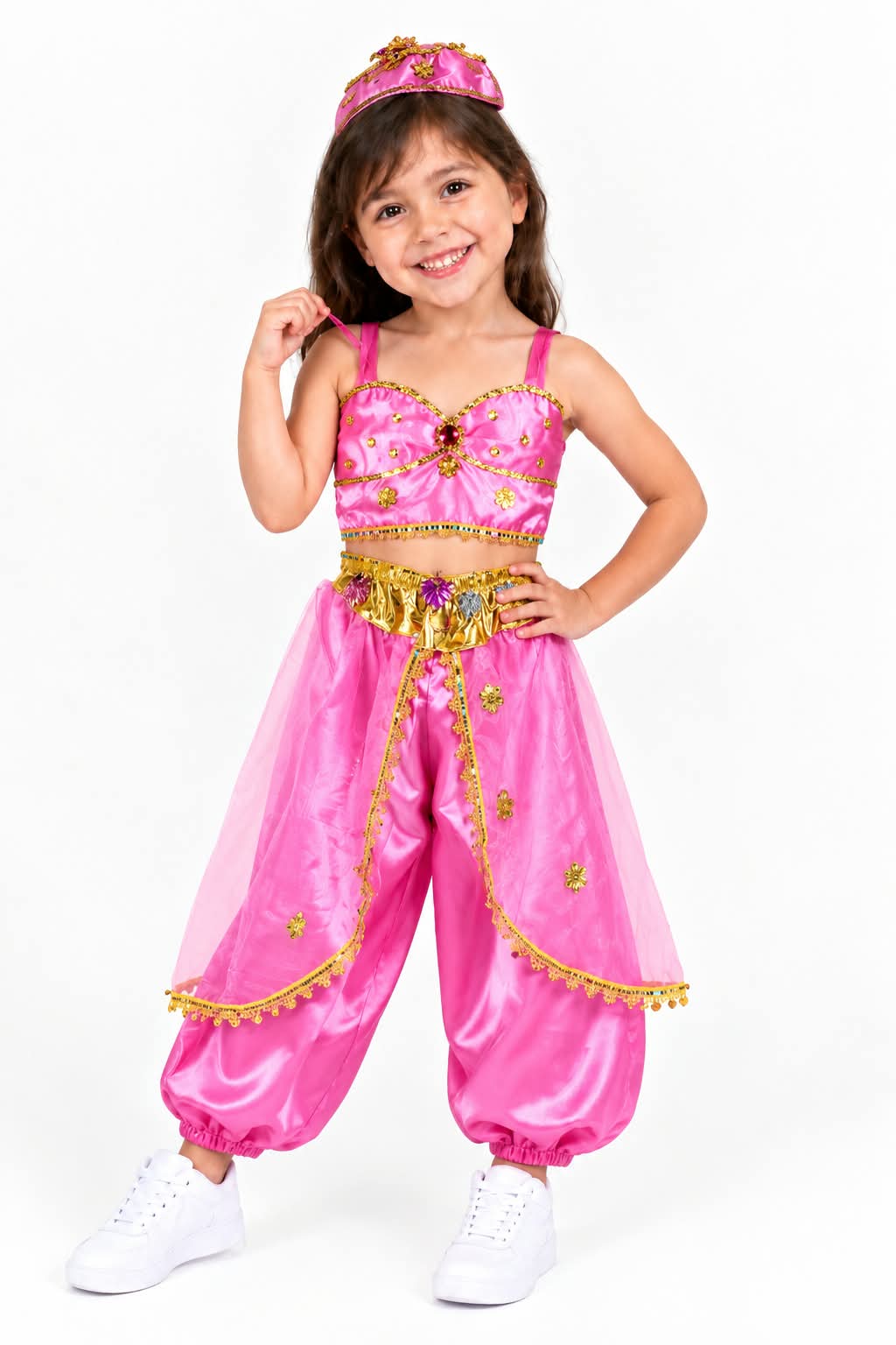 JAZMIN ROSADO DISFRAZ PARA NIÑAS HALLOWEEN FIESTA - 1