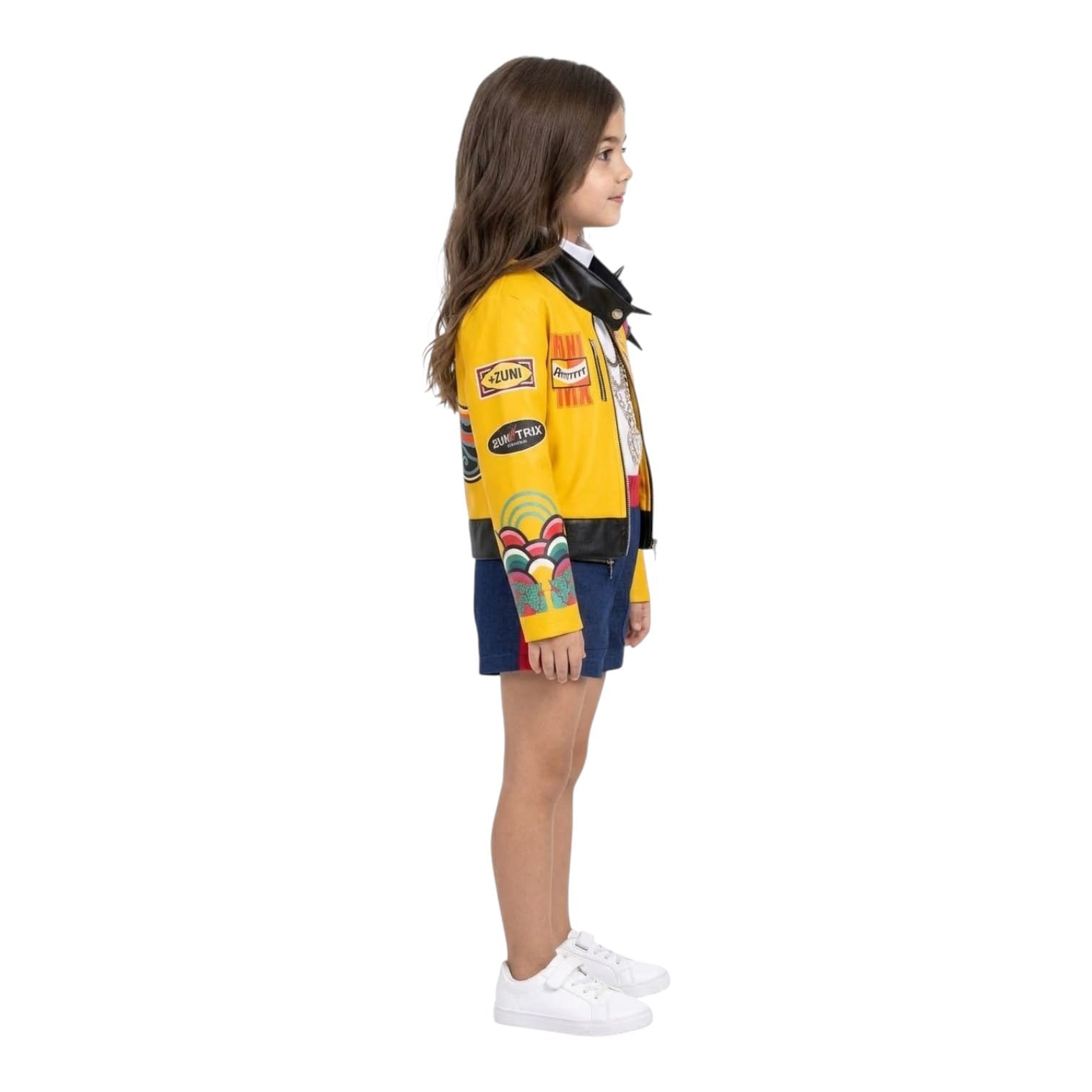 DISFRAZ DE RUMI KPOP DEMON HUNTER GUERRERA AMARILLO PARA NIÑA - 3