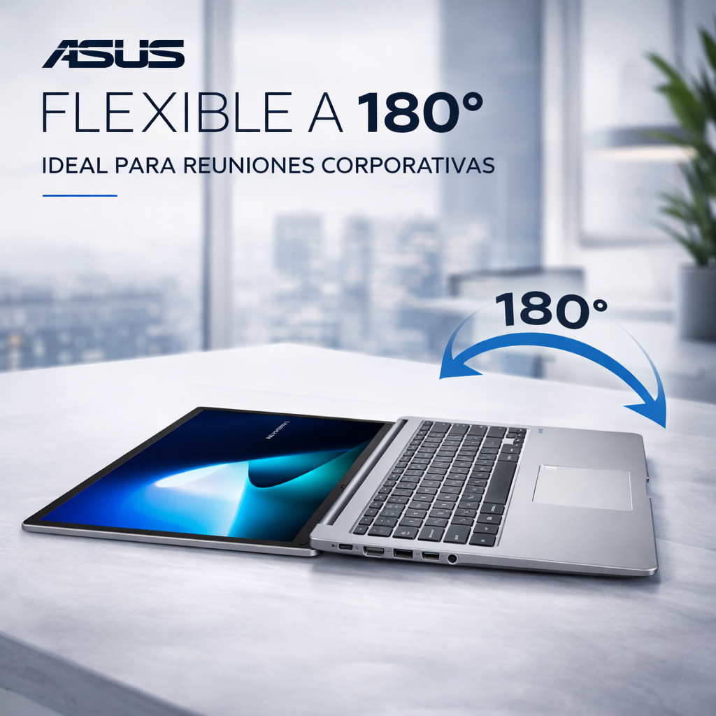 LAPTOP ASUS EXPERBOOK P1503CVA-S71655, PANTALLA 15.6' FHD INTEL CORE I5-13TH, RAM 16GB DDR5 (EXP.32GB) SSD 512GB - 4