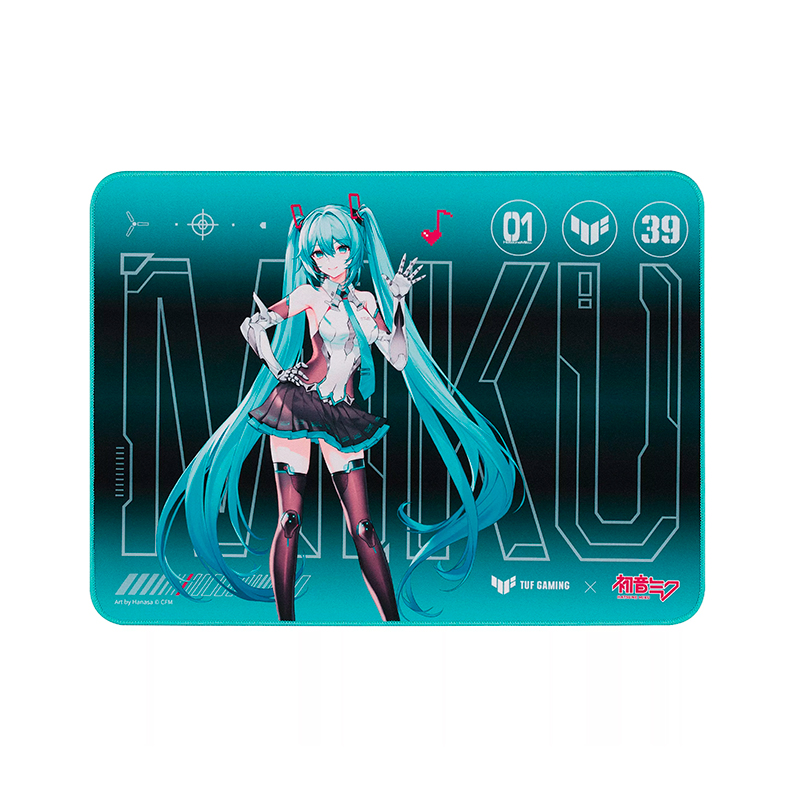 KIT GAMING ASUS TUF HATSUNE MIKU TECLADO MECÁNICO RGB, MOUSE, AUDÍFONOS, MOUSEPAD, EDICIÓN ESPECIA - 8