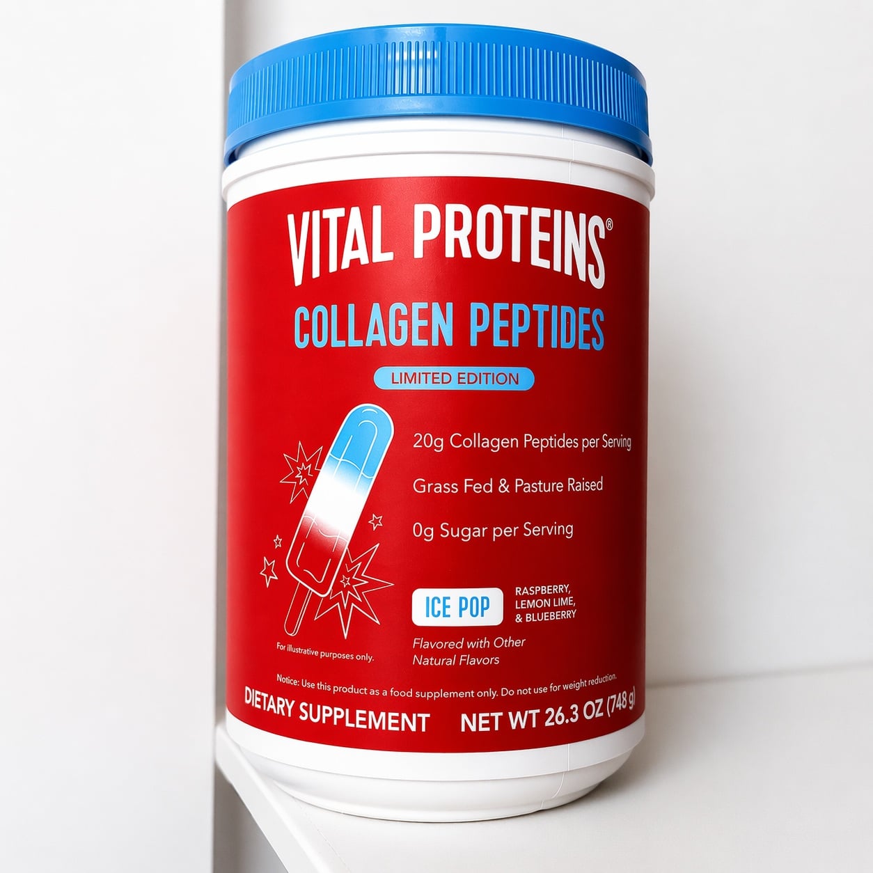 VITAL PROTEINS COLLAGEN PEPTIDES ICE POP EDICION LIMITADA 748G - 4