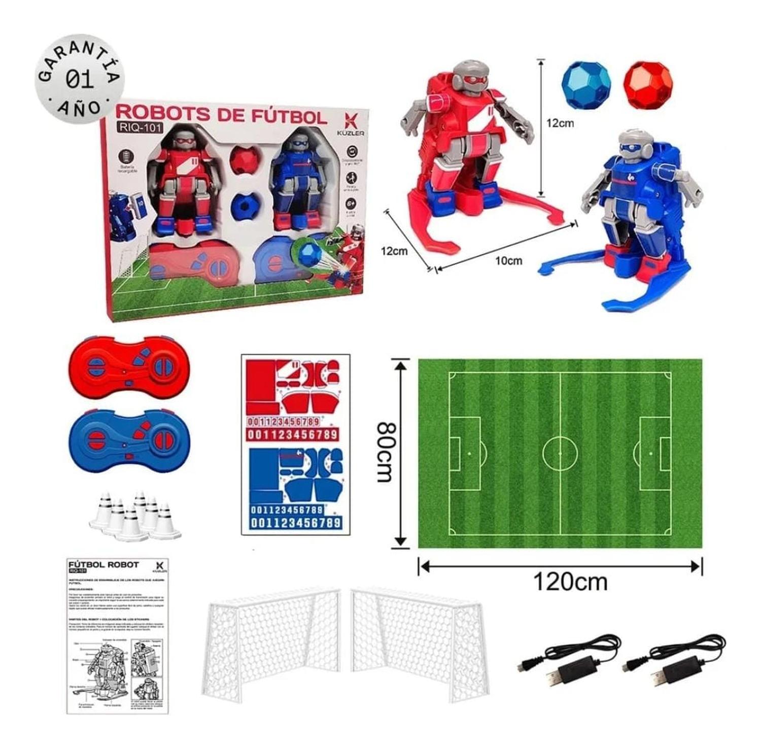 SET ROBOTS FUTBOL A CONTROL REMOTO KUZLER RIQ-101 - 3