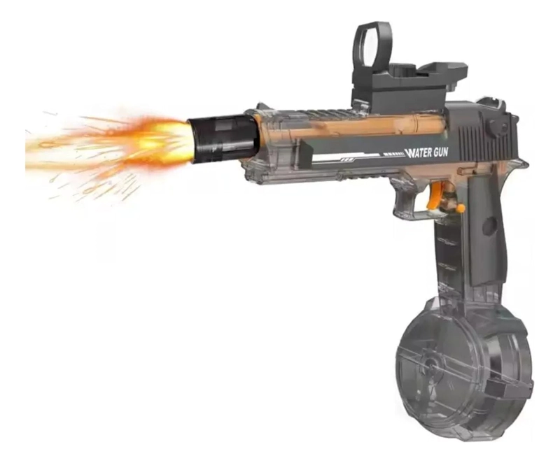 JUGUETE PISTOLA DE AGUA ELÉCTRICA AUTOMÁTICA Y MANUAL - 1