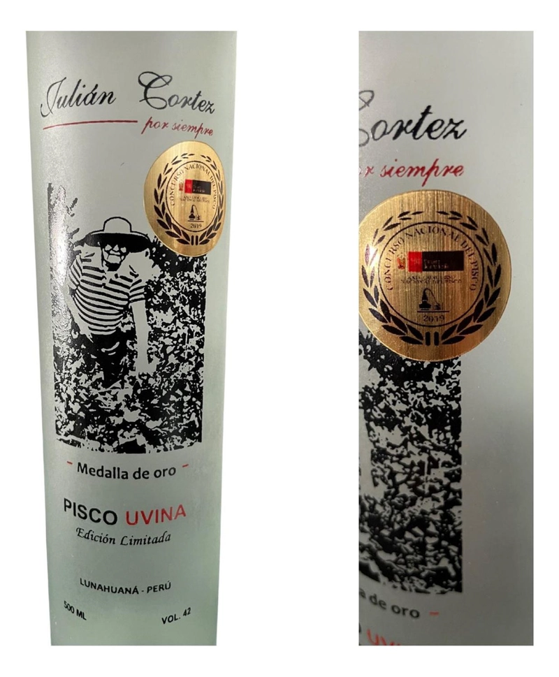 PISCO JULIÁN CORTEZ GANADORA MEDALLA DE ORO AL MEJOR PISCO - 3