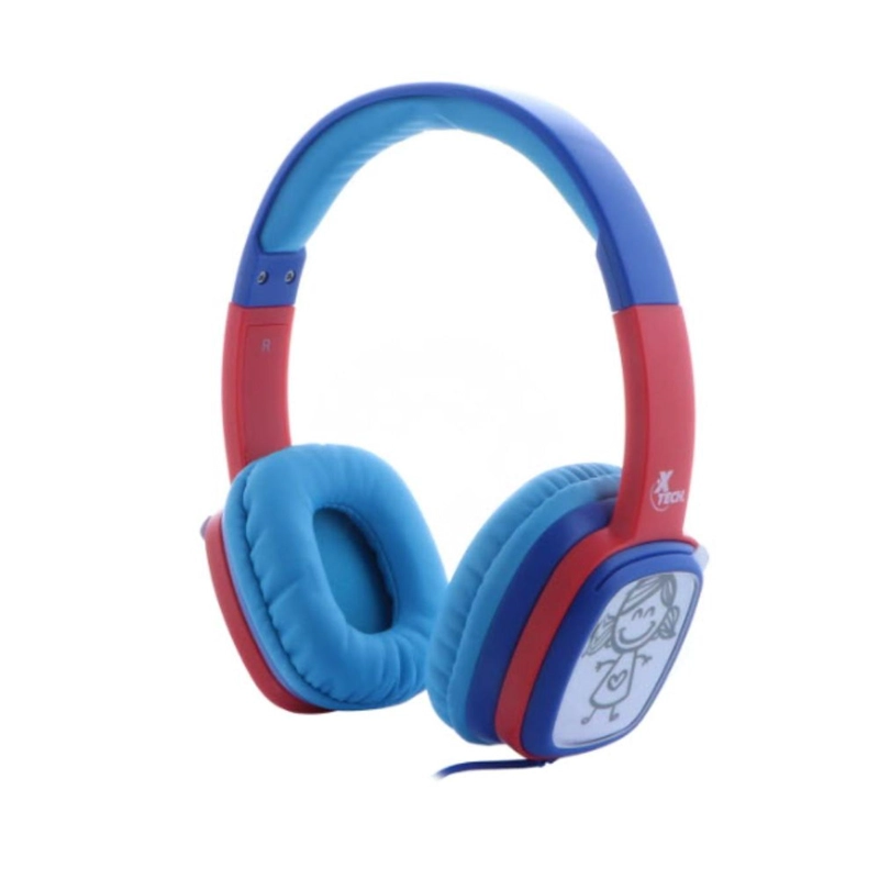 AUDÍFONOS PARA NIÑOS XTECH SOUNDART KID CON LÍMITE DE VOLUMEN XTH-350OR - 1