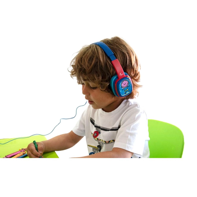 AUDÍFONOS PARA NIÑOS XTECH SOUNDART KID CON LÍMITE DE VOLUMEN XTH-350OR - 6