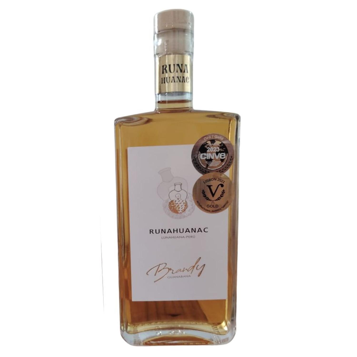 BRANDY DE GUANÁBANA PREMIUM RUNAHUANAC PERÚ 500 ML - DOBLE MEDALLA DE ORO EN EUROPA - 4