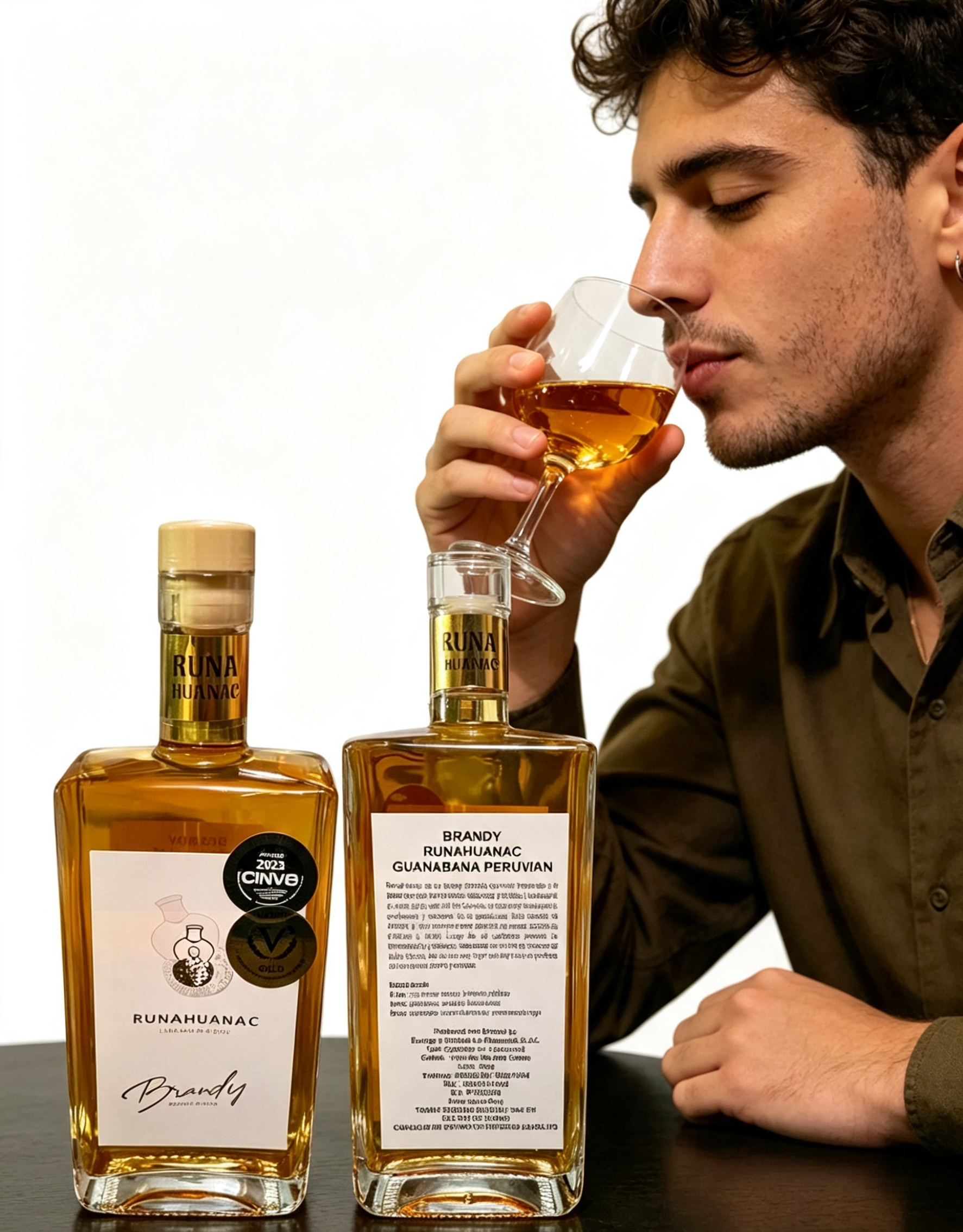 BRANDY DE GUANÁBANA PREMIUM RUNAHUANAC PERÚ 500 ML - DOBLE MEDALLA DE ORO EN EUROPA - 6
