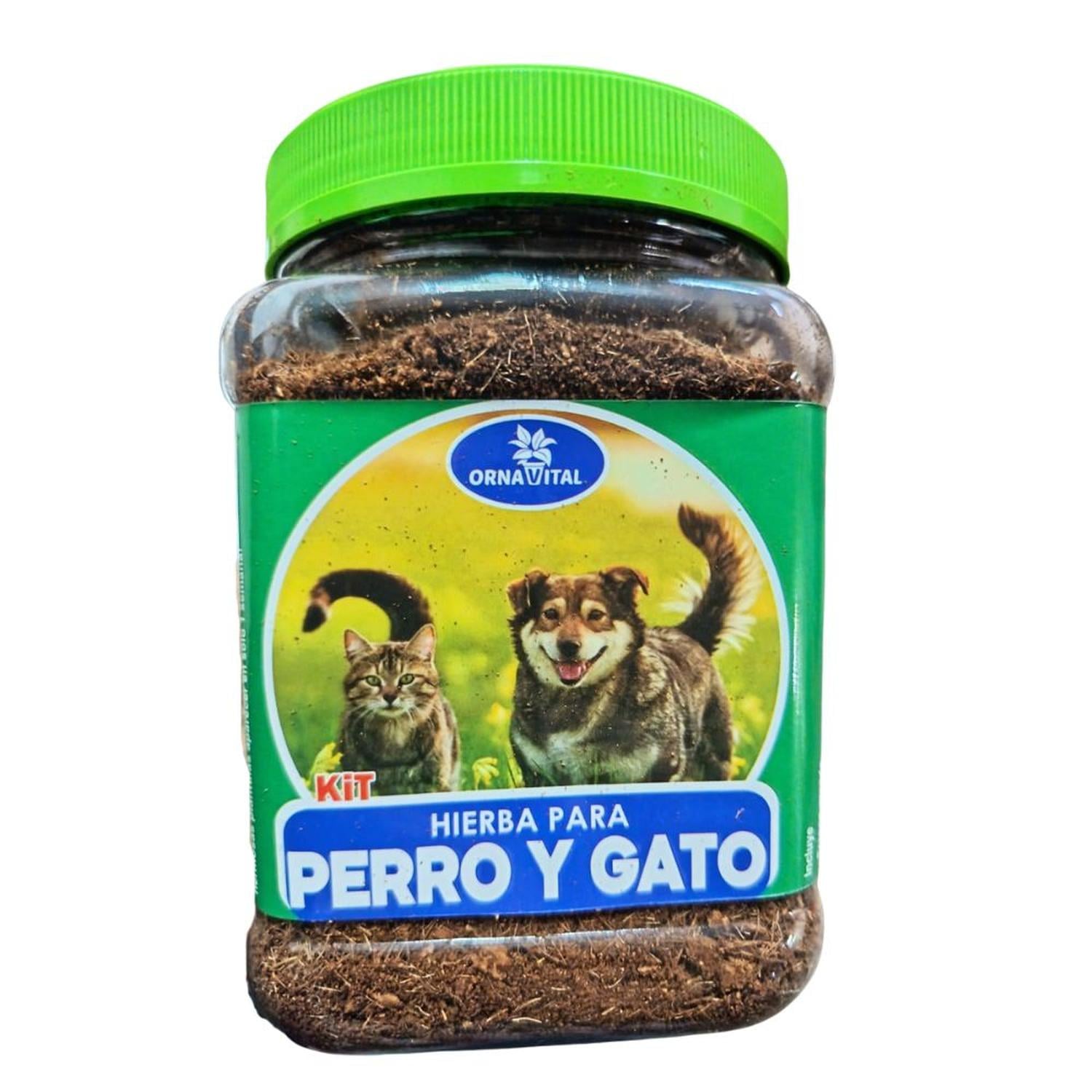HIERBA ORNAVITAL PARA GATOS Y PERROS MEJORA DIGESTIÓN Y PREVIENE BOLA PELOS - 3