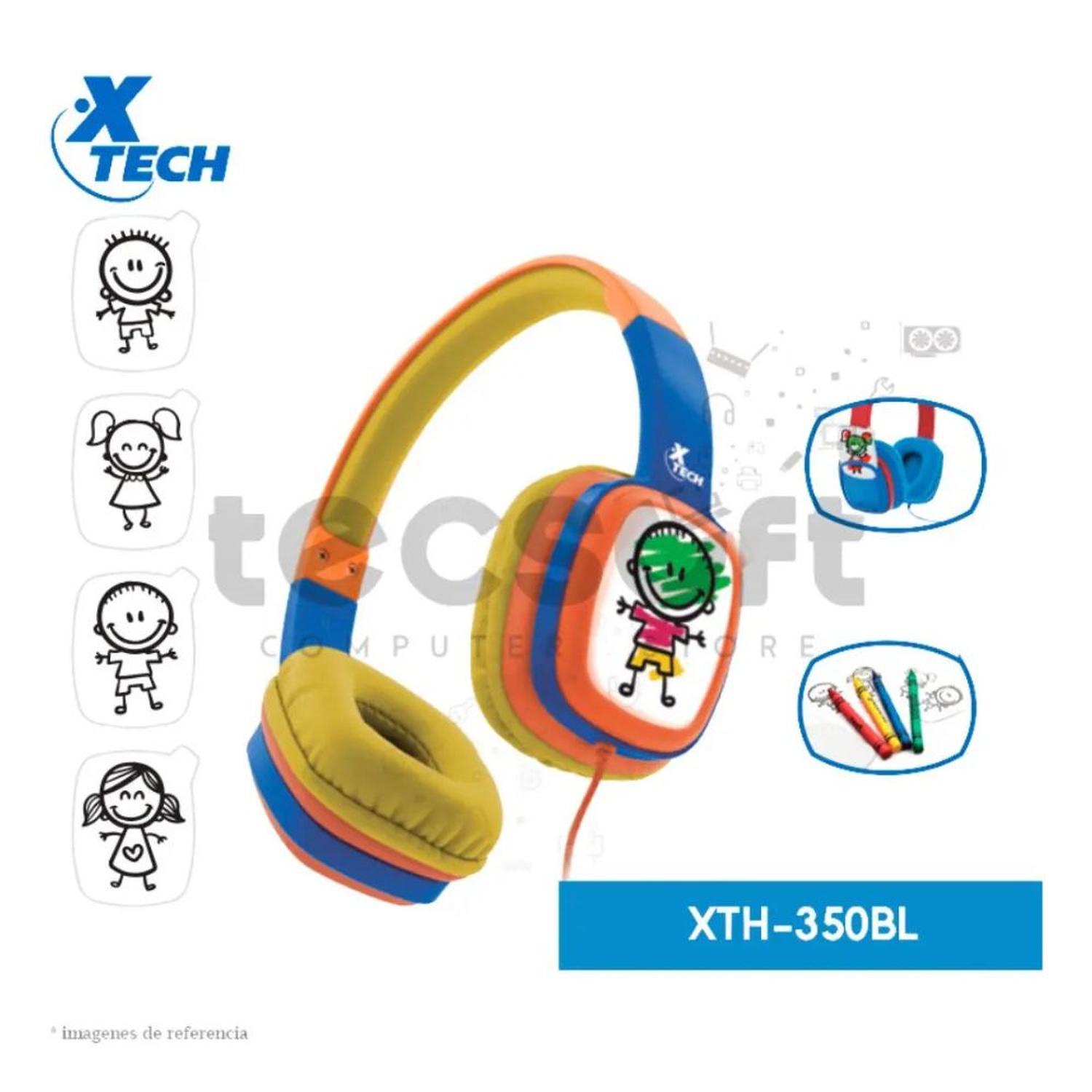 PACK AUDÍFONOS PARA NIÑOS XTECH SOUNDART KID CON LÍMITE DE VOLUME - 4