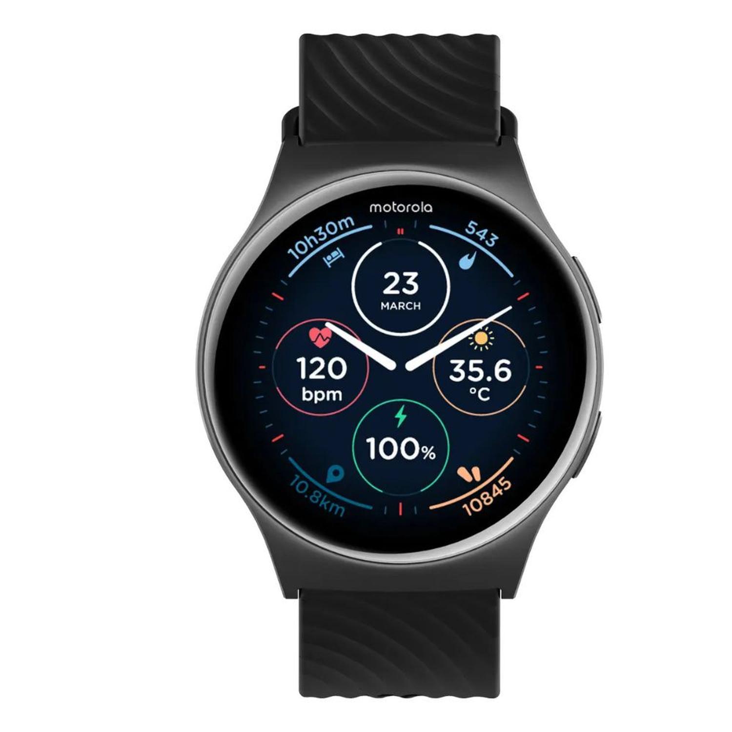 SMARTWATCH MOTOROLA MOTO WATCH 120 PANTALLA AMOLED IP68 MONITOREO SALUD CARGA RÁPIDA - 4