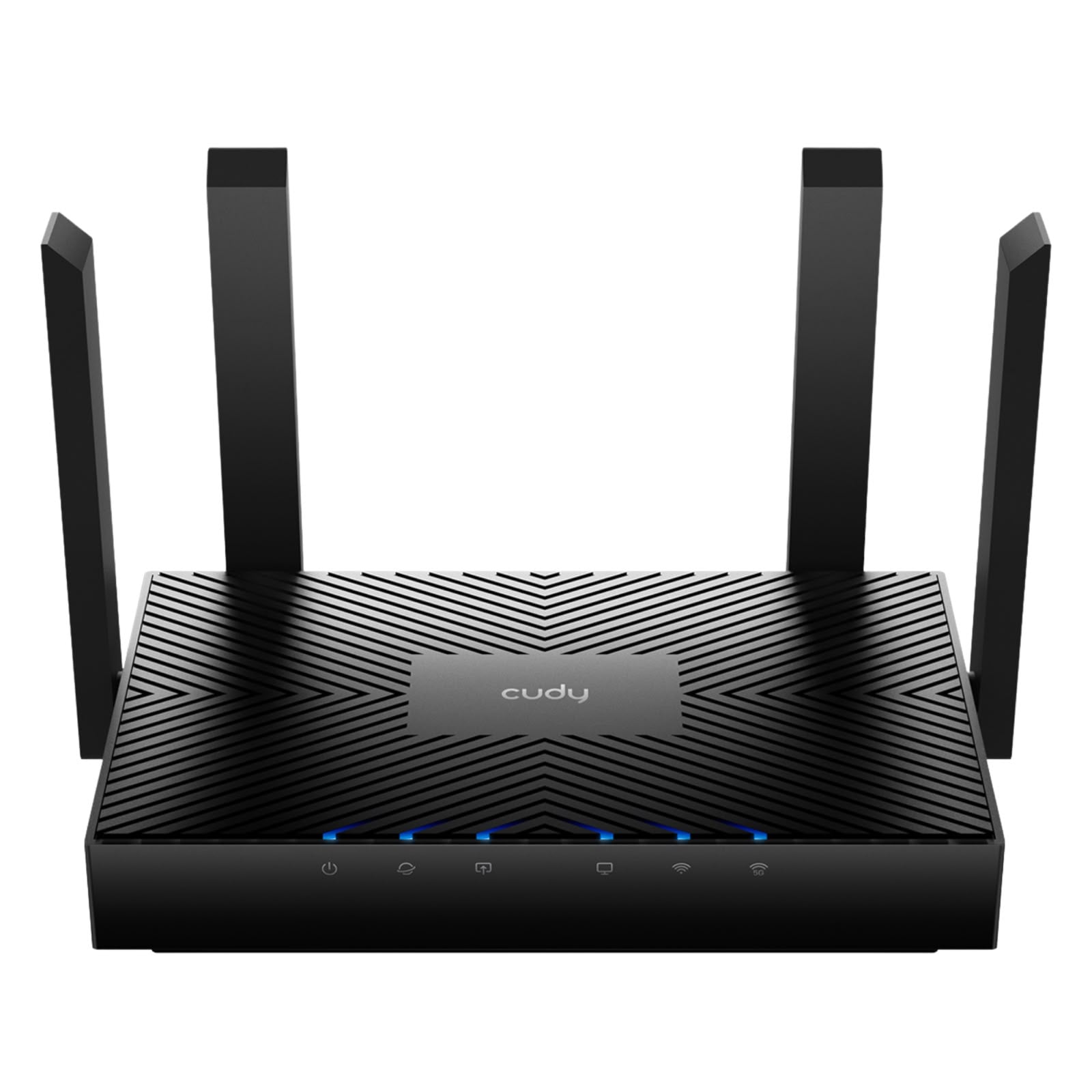ROUTER REPETIDOR WI-FI CUDY WR3000 6 MESH AX3000 DOBLE BANDA GIGABIT NEGRO - 1