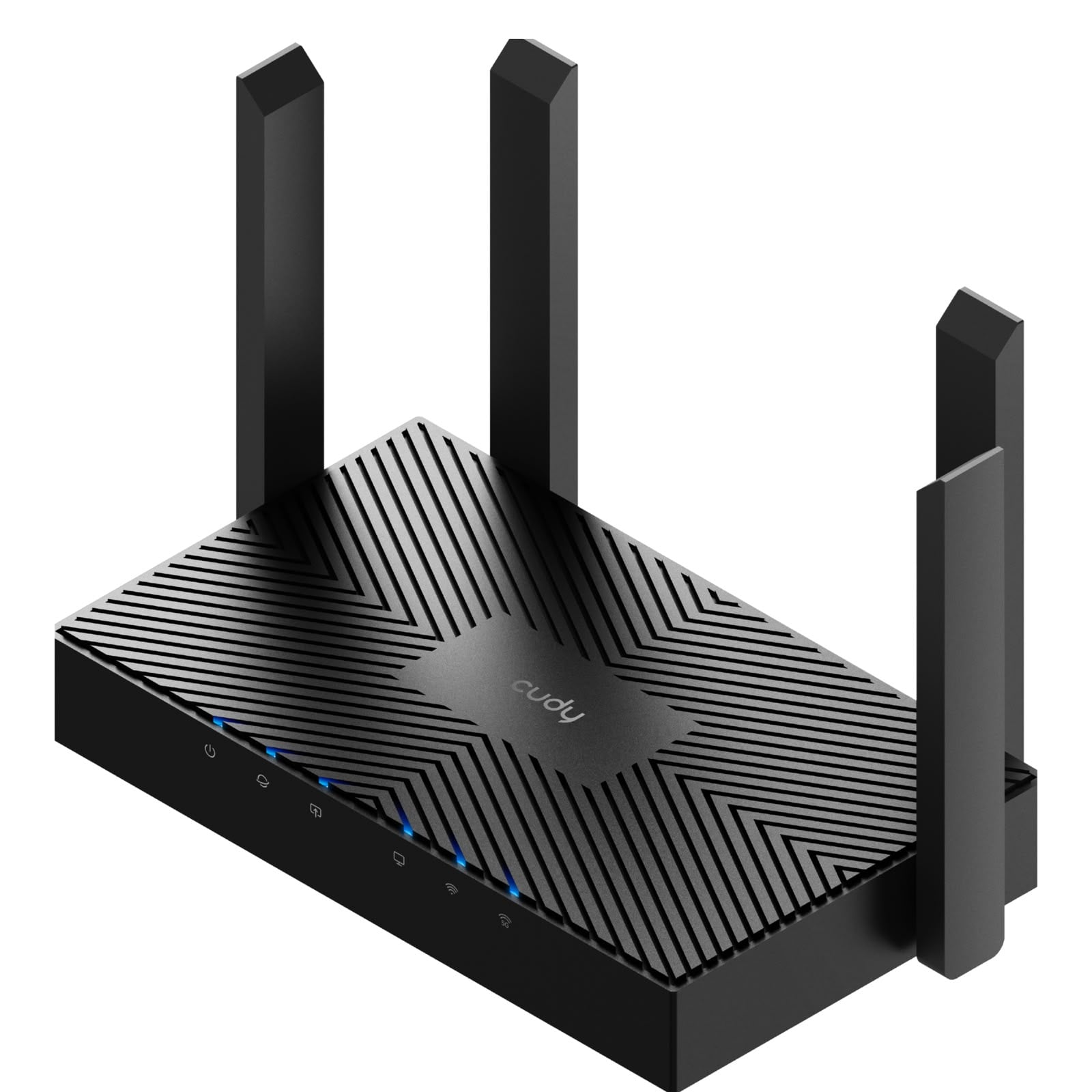 ROUTER REPETIDOR WI-FI CUDY WR3000 6 MESH AX3000 DOBLE BANDA GIGABIT NEGRO - 2