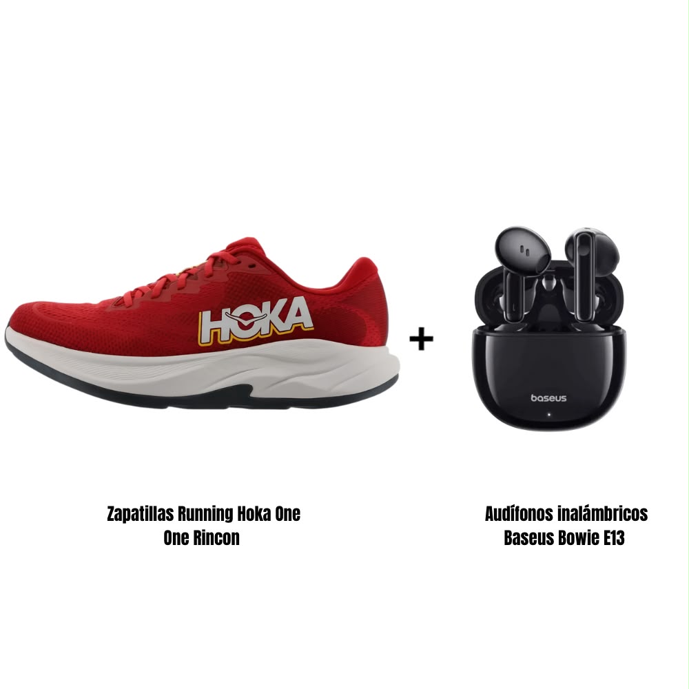 AUDÍFONOS BASEUS E13 30 HORAS + ZAPATILLAS HOKA ONE RINCON 4 TALLA 41 - 1