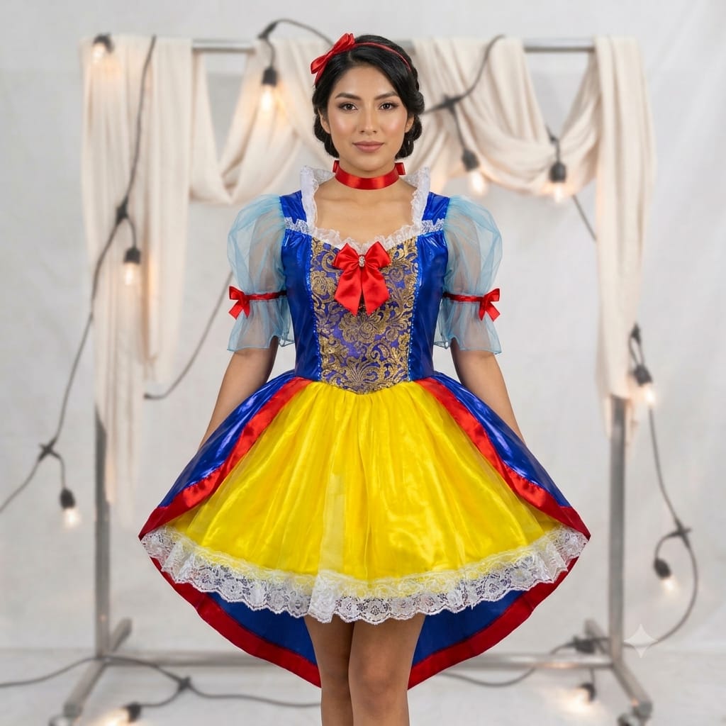 DISFRAZ BLANCA NIEVES TALLA STANDAR - 1