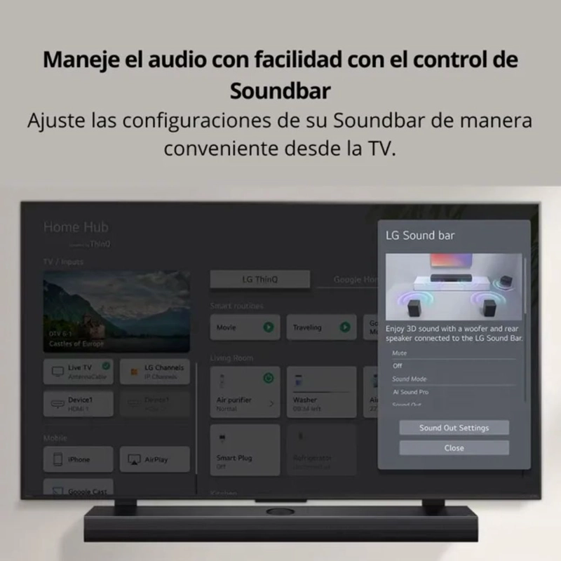 TELEVISOR SMART UHD 43 PULGADAS LG AI 4K 43UA7300PSB 2025 + ANTENA DIGITAL - 2