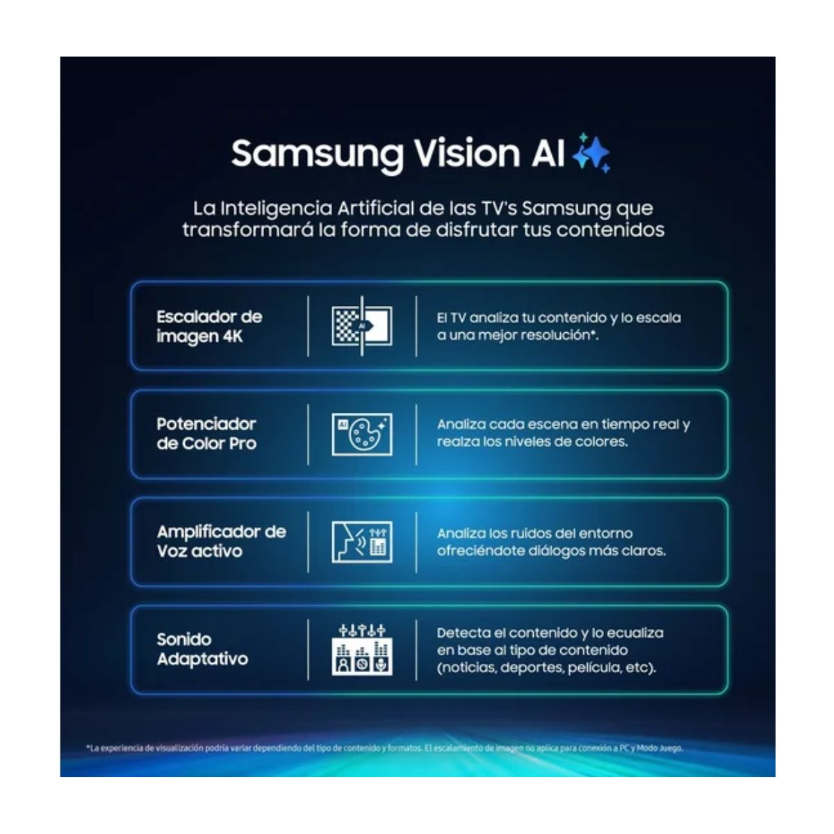 TELEVISOR 55'' SAMSUNG QLED UHD 4K VISION AI QN55Q7FAAGXPE 2025 + ANT - 4