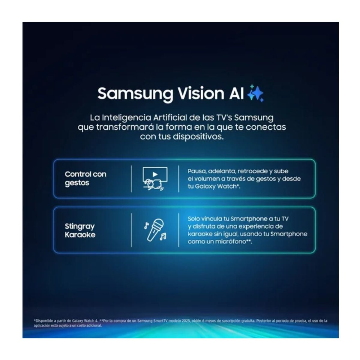 TELEVISOR 55'' SAMSUNG QLED UHD 4K VISION AI QN55Q7FAAGXPE 2025 + ANT + RACK FIJO - 3