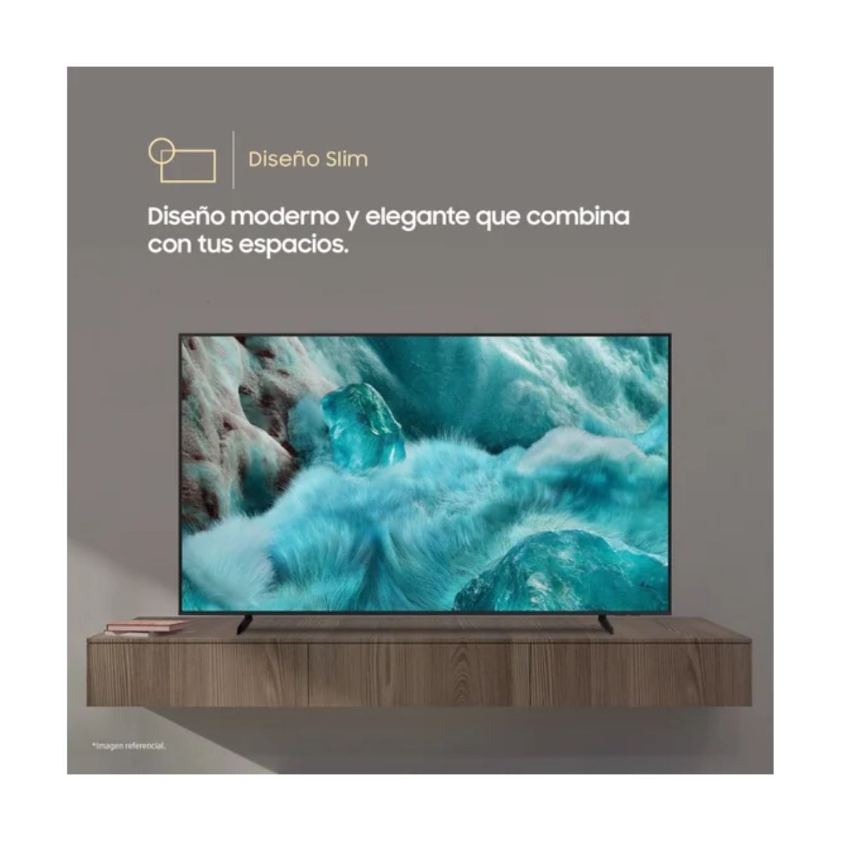 TELEVISOR 55'' SAMSUNG QLED UHD 4K VISION AI QN55Q7FAAGXPE 2025 + ANT + RACK FIJO - 6