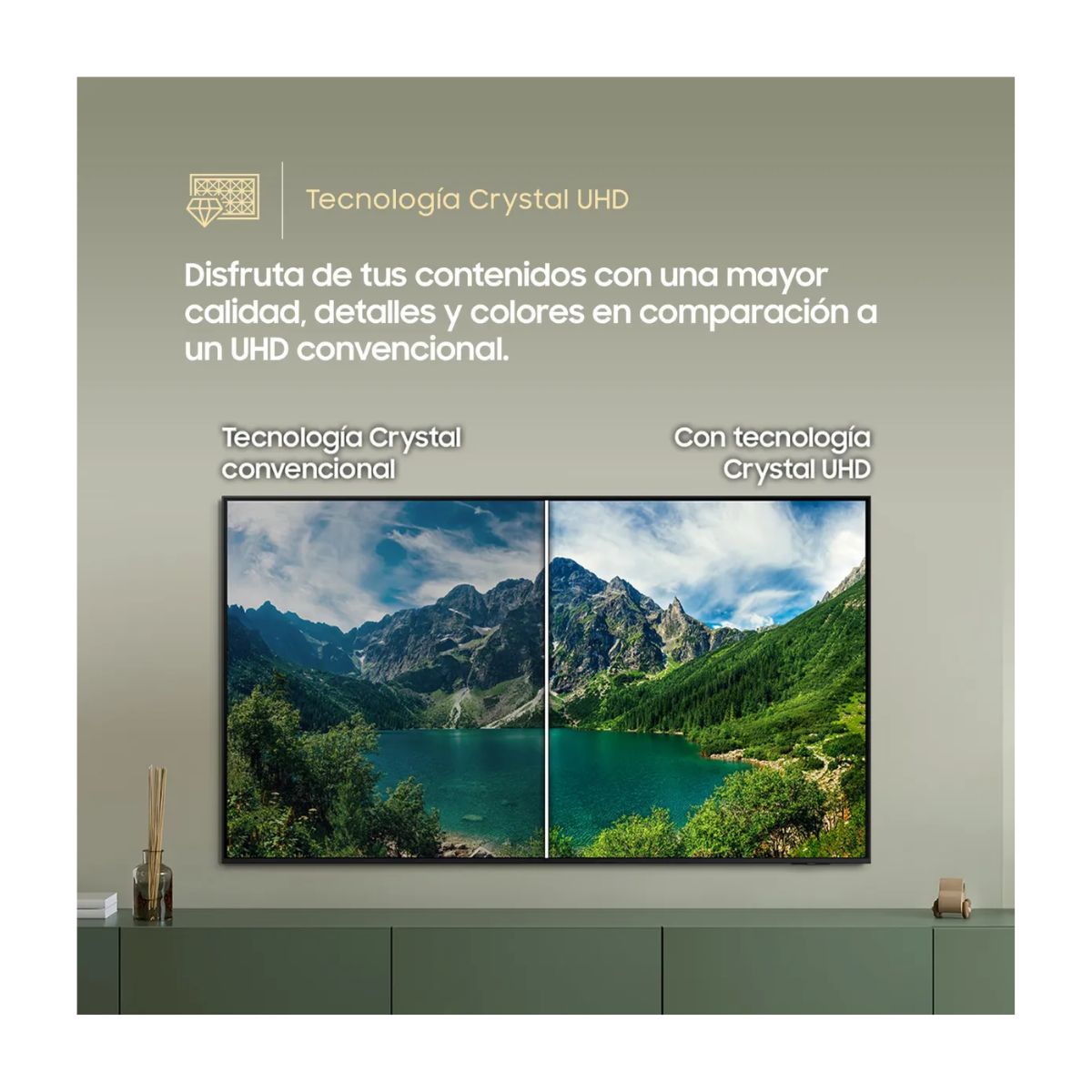 TELEVISOR SAMSUNG 75'' CRYSTAL UHD 4K UN75U8000FGXPE 2025 + ANT - 3