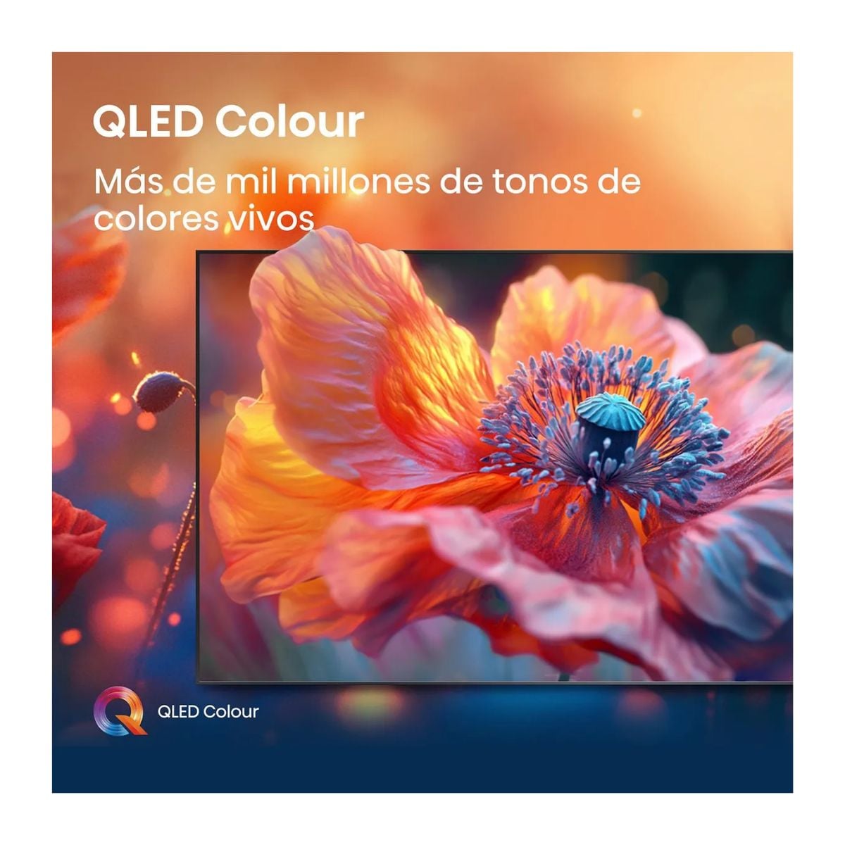 TELEVISOR 50'' QLED FHD HISENSE VIDAA 50Q4SV 2025 + ANT + RACK - 4