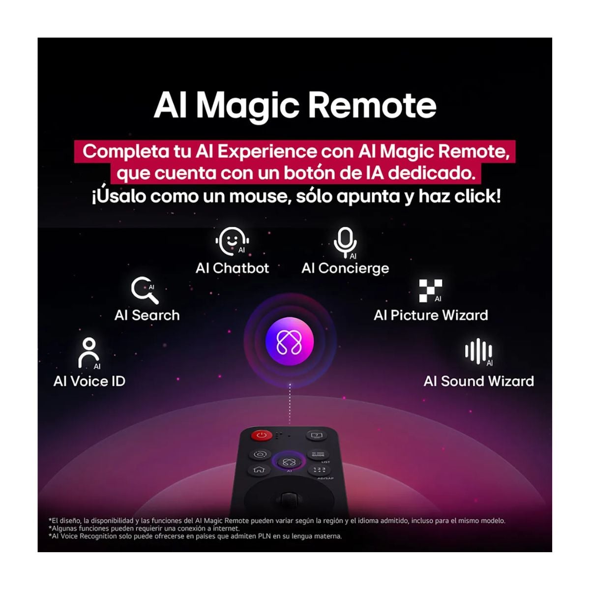 TELEVISOR LG 75'' UHD 4K WEBOS 75UA8050PSA 2025 + MAGIC + ANT + RACK FIJO - 7