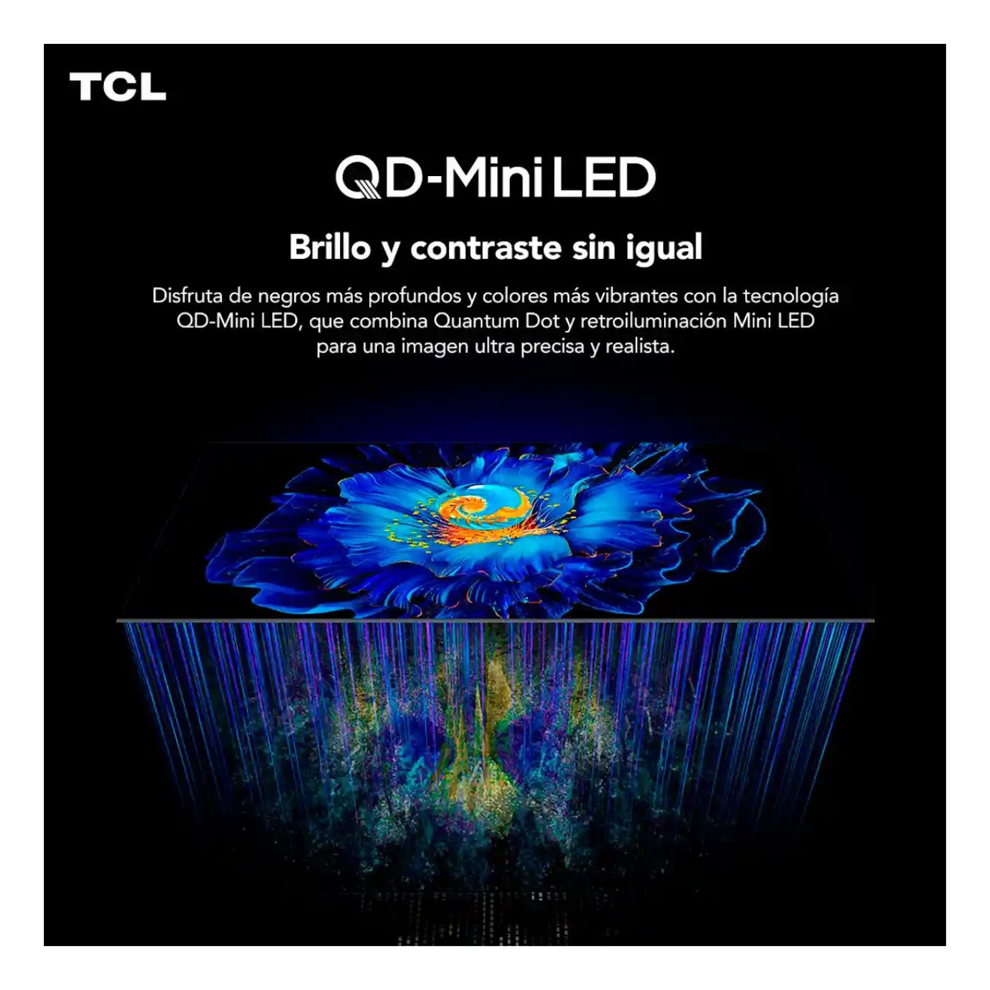 TELEVISOR TCL 55'' QD-MINILED UHD 4K GOOGLE TV 55C6KS 2025 + ANT + SOUNDBAR - 3