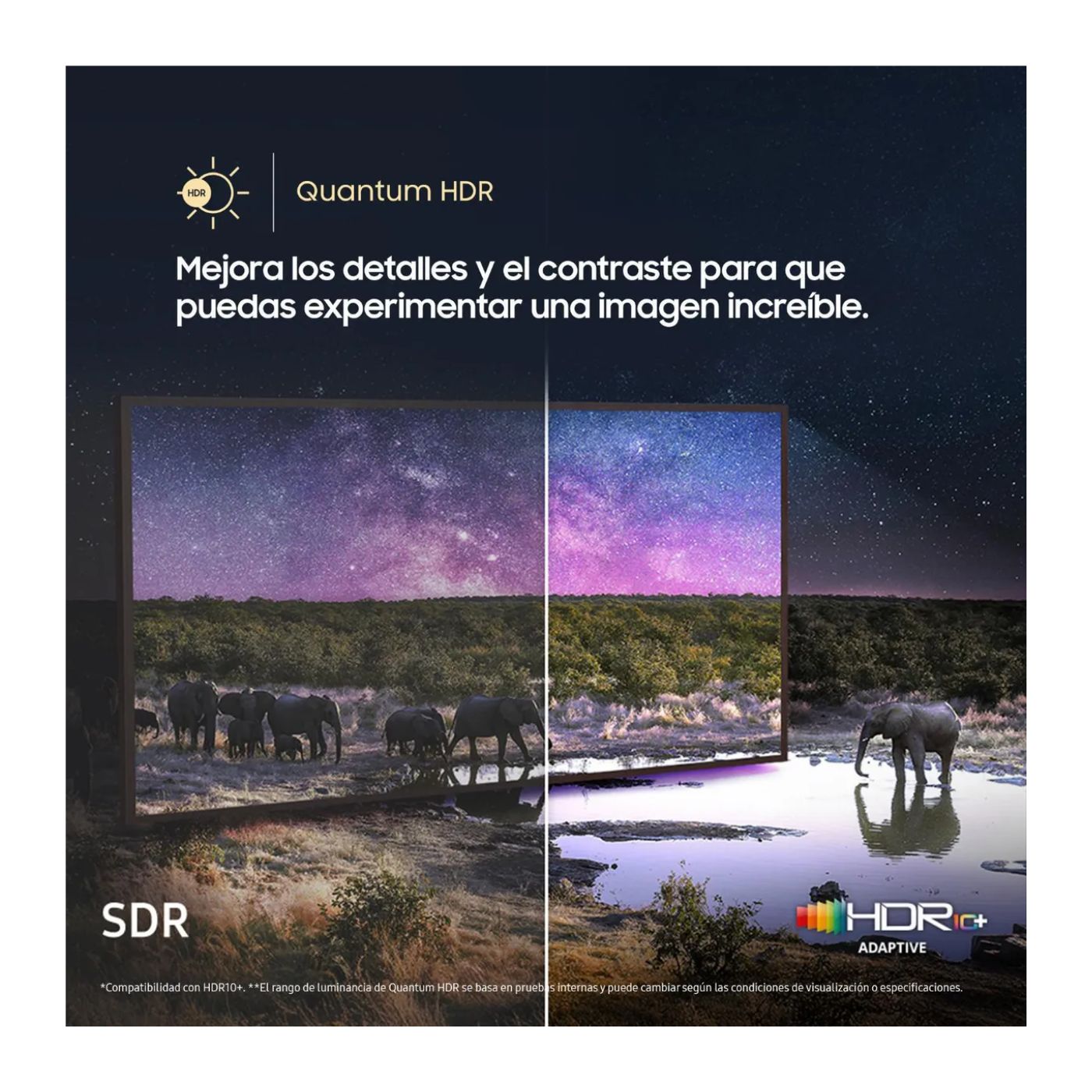 TELEVISOR SAMSUNG 65'' VISION AI QLED UHD 4K QN65Q7FAAGXPE 2025 + ANT + RACK FIJO - 5