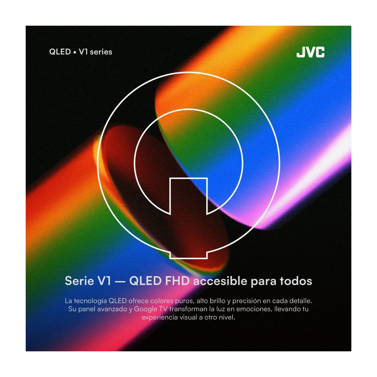 TELEVISOR SMART TV JVC 40'' QLED FHD GOOGLE TV LT-40KB758 2025 - 2
