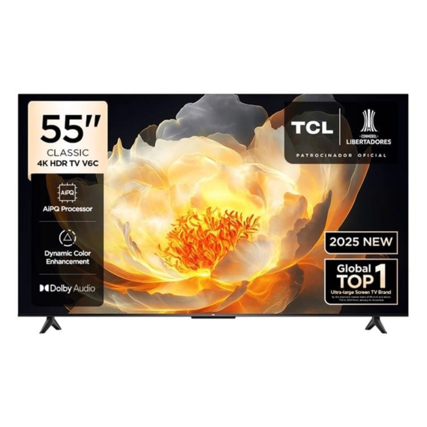 TELEVISOR SMART TCL TV 55'' LED UHD 4K 55V6C GOOGLETV 2025 - 1