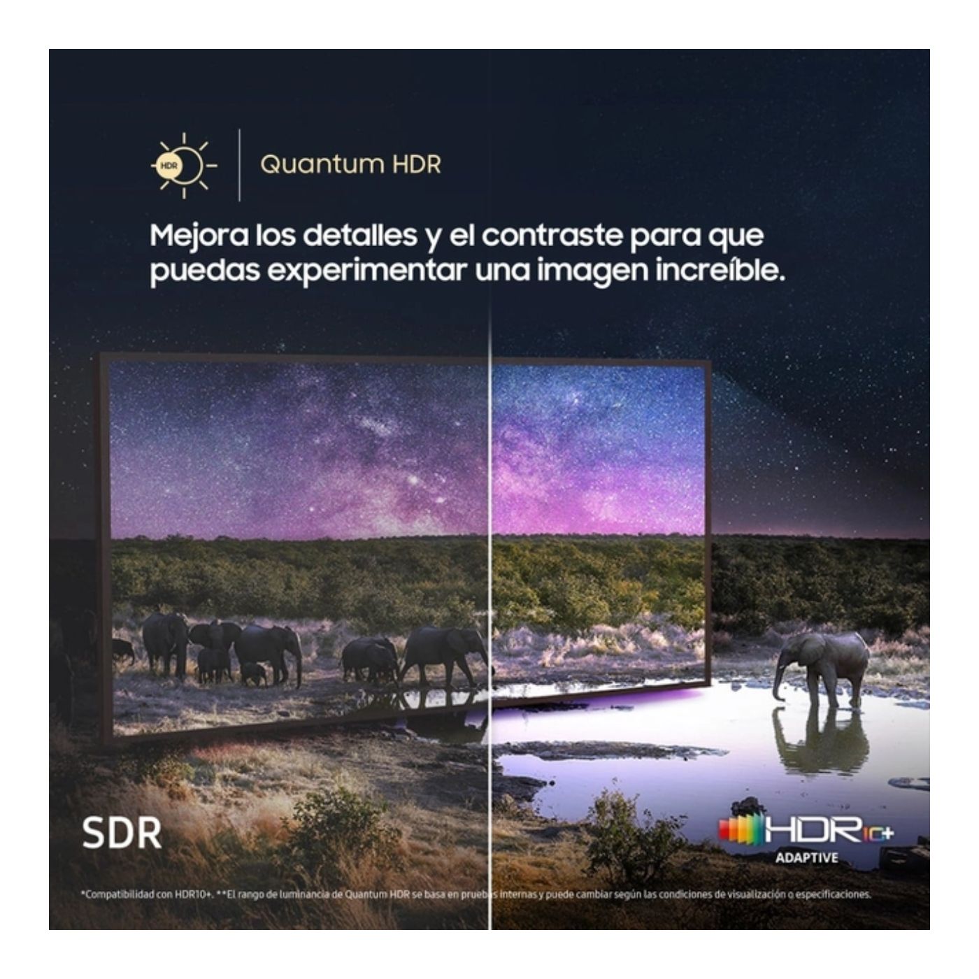 TELEVISOR SMART TV SAMSUNG 75'' QLED UHD 4K QN75Q6FAAGXPE 2025 + ANTENA DIGITAL - 4