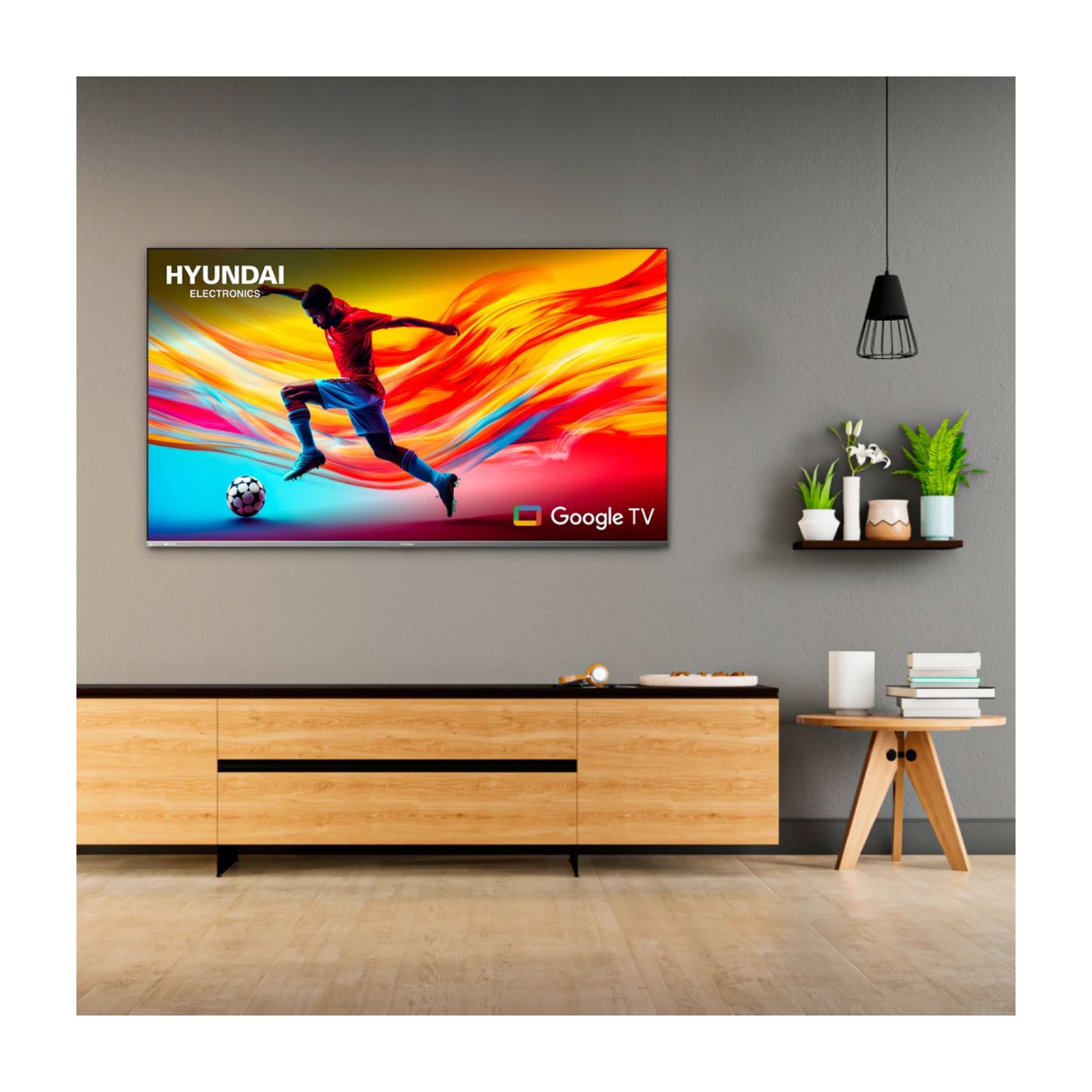 TELEVISOR SMART TV HYUNDAI 65'' QLED UHD 4K GOOGLETV HYLED6513QG - 4