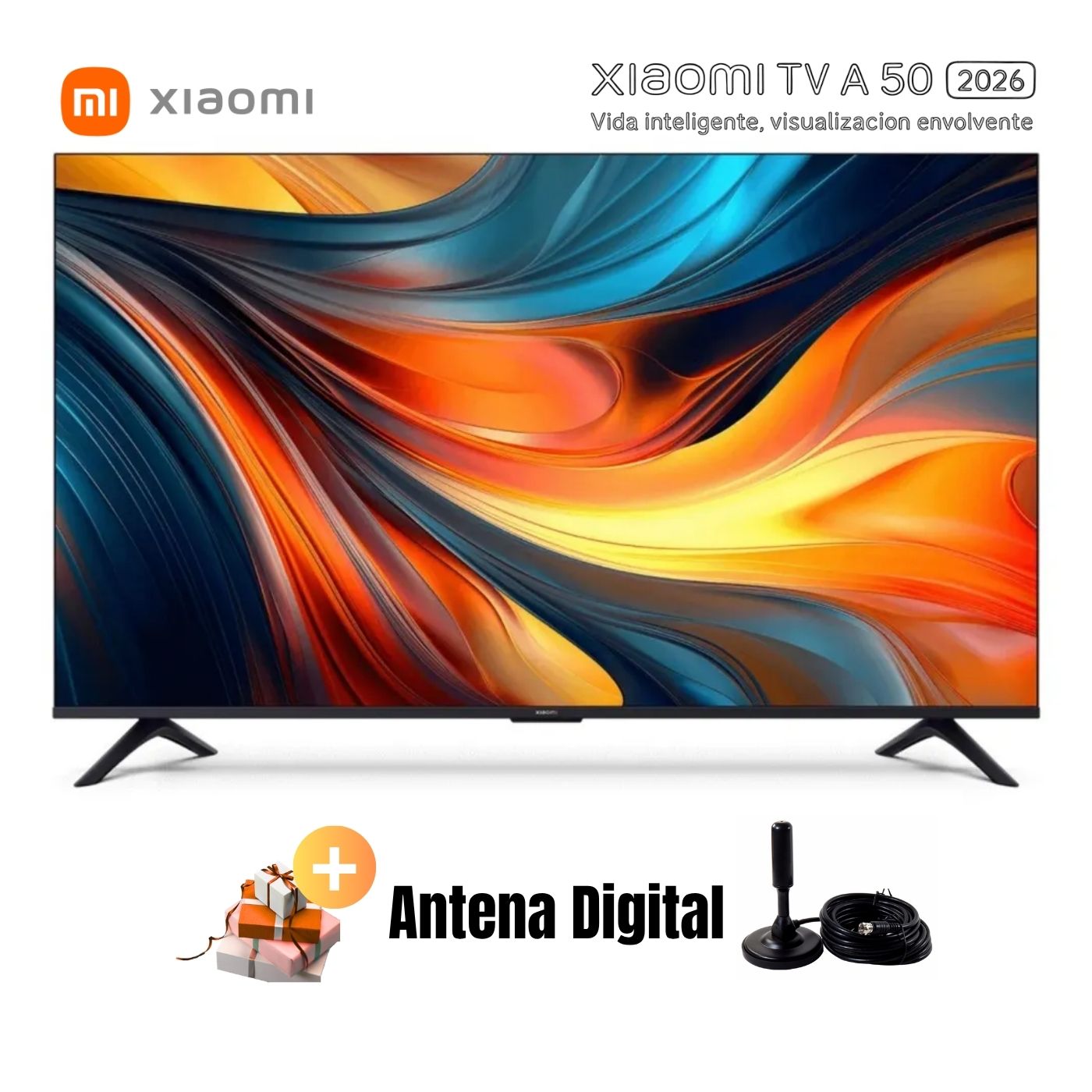 TELEVISOR SMART TV 50'' A UHD 4K XIAOMI L50MB-ALA GOOGLETV 2026 + ANTENA DIGITAL - 1