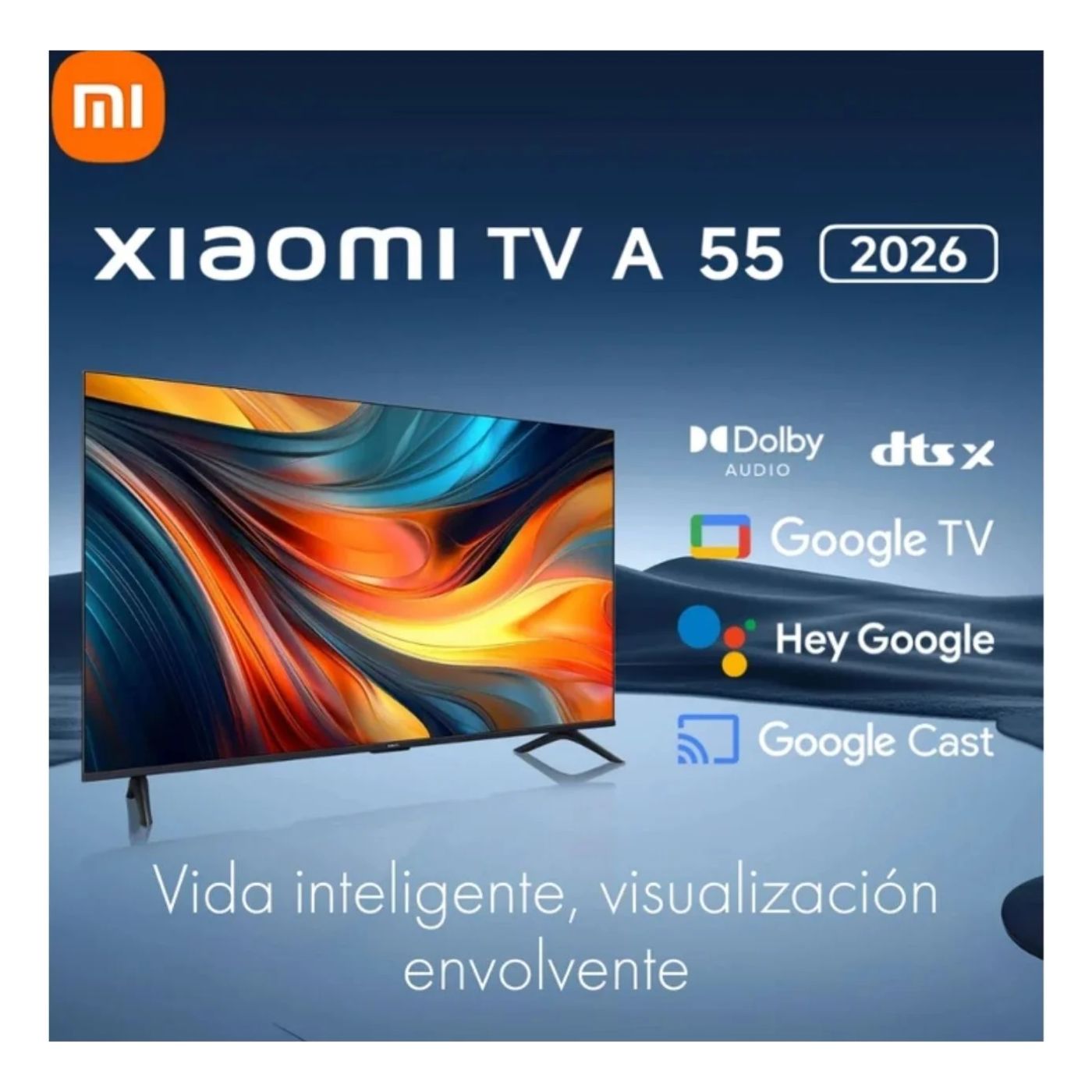 TELEVISOR SMART TV 55'' UHD 4K XIAOMI L55MB-APH GOOGLETV 2026 + ANT + RACK FIJO - 6