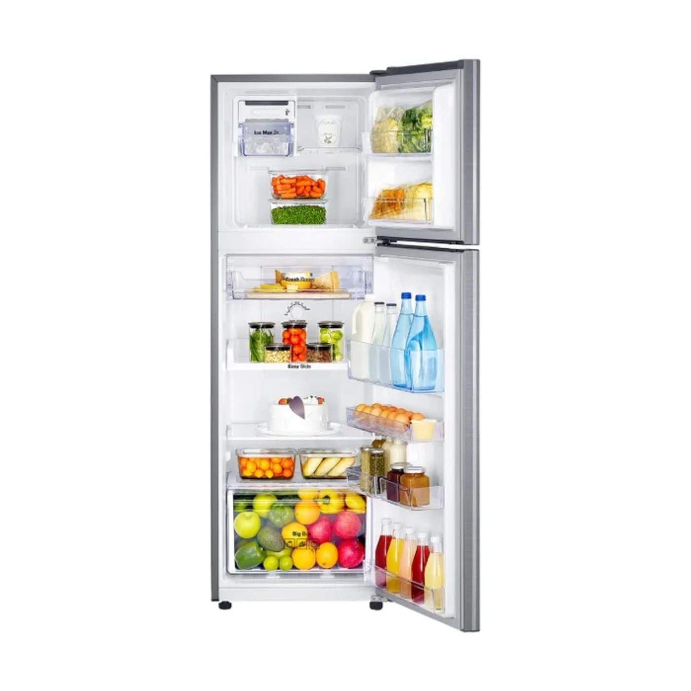 REFRIGERADORA SAMSUNG TOP MOUNT RT25FARADS8 255LT SILVER - 2