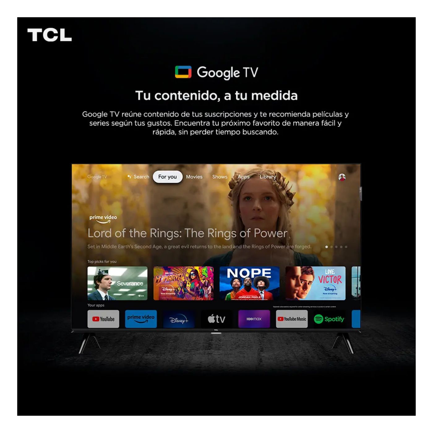 TELEVISOR SMART TV TCL 43'' FHD 43S5K GOOGLETV - 6