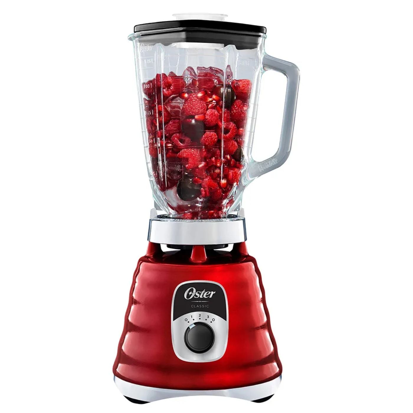 LICUADORA CLÁSICA OSTER ROJA 3 VELOCIDADES BLST4126R - 1