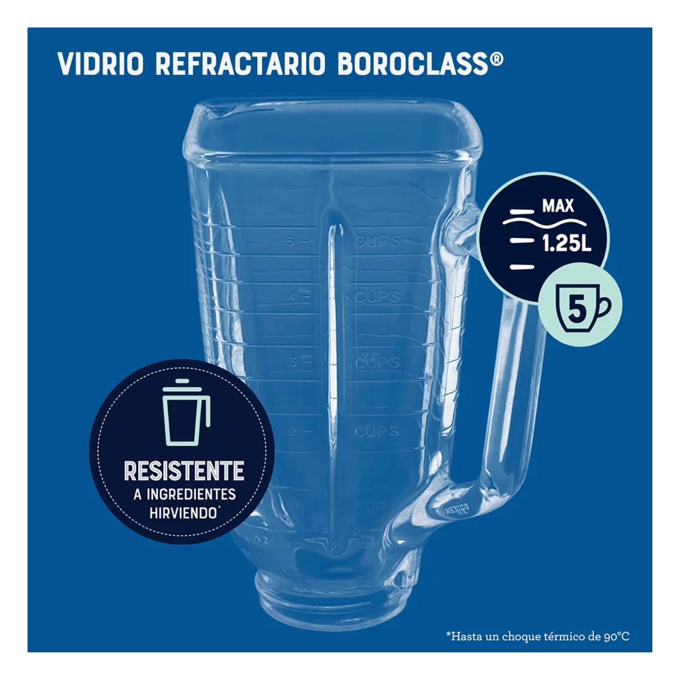 LICUADORA CLÁSICA OSTER ROJA 3 VELOCIDADES BLST4126R - 5