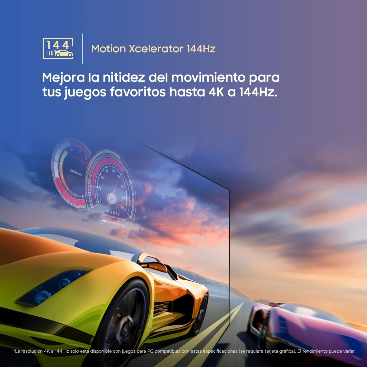 TELEVISOR SAMSUNG  MINI LED 55 PULGADAS 4K ULTRA HD TIZEN UN55M80HAGXPE + RACK MOVIBLE - 6