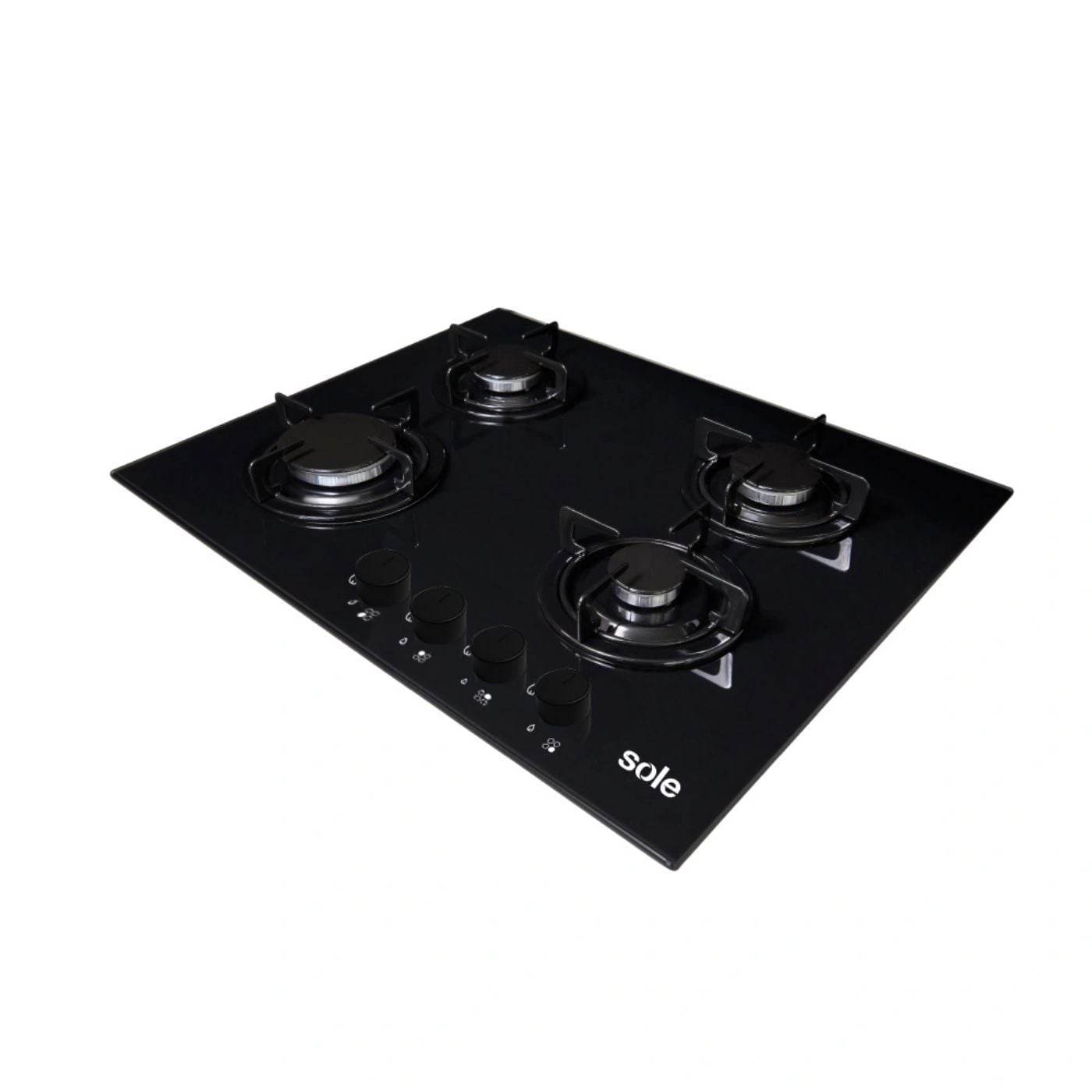 ENCIMERA VIDRIO TEMPLADO SOLE A GAS 60CM SOLCO049 - 3