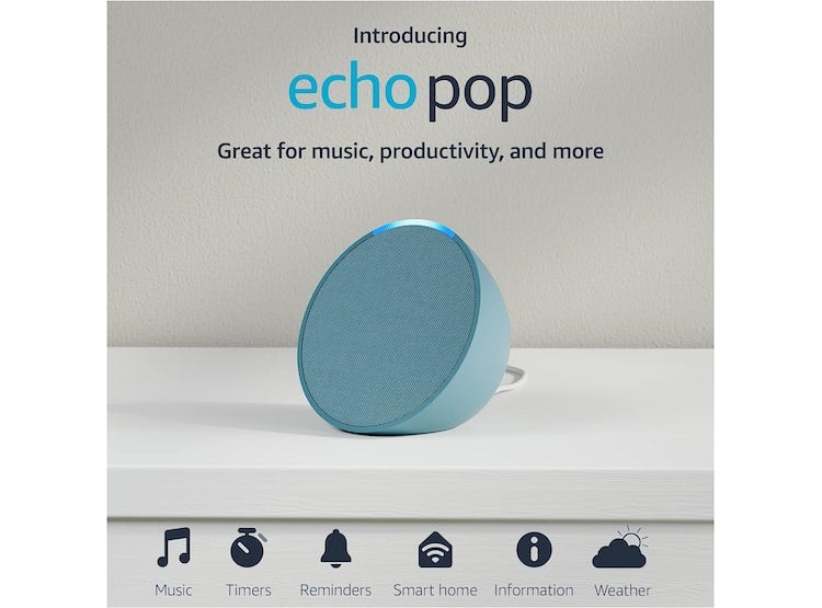 ECHO POP PARLANTE CON ALEXA | VERDE AZULADO - 1