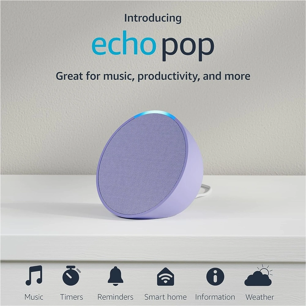 ECHO POP PARLANTE CON ALEXA | LAVANDA - 1